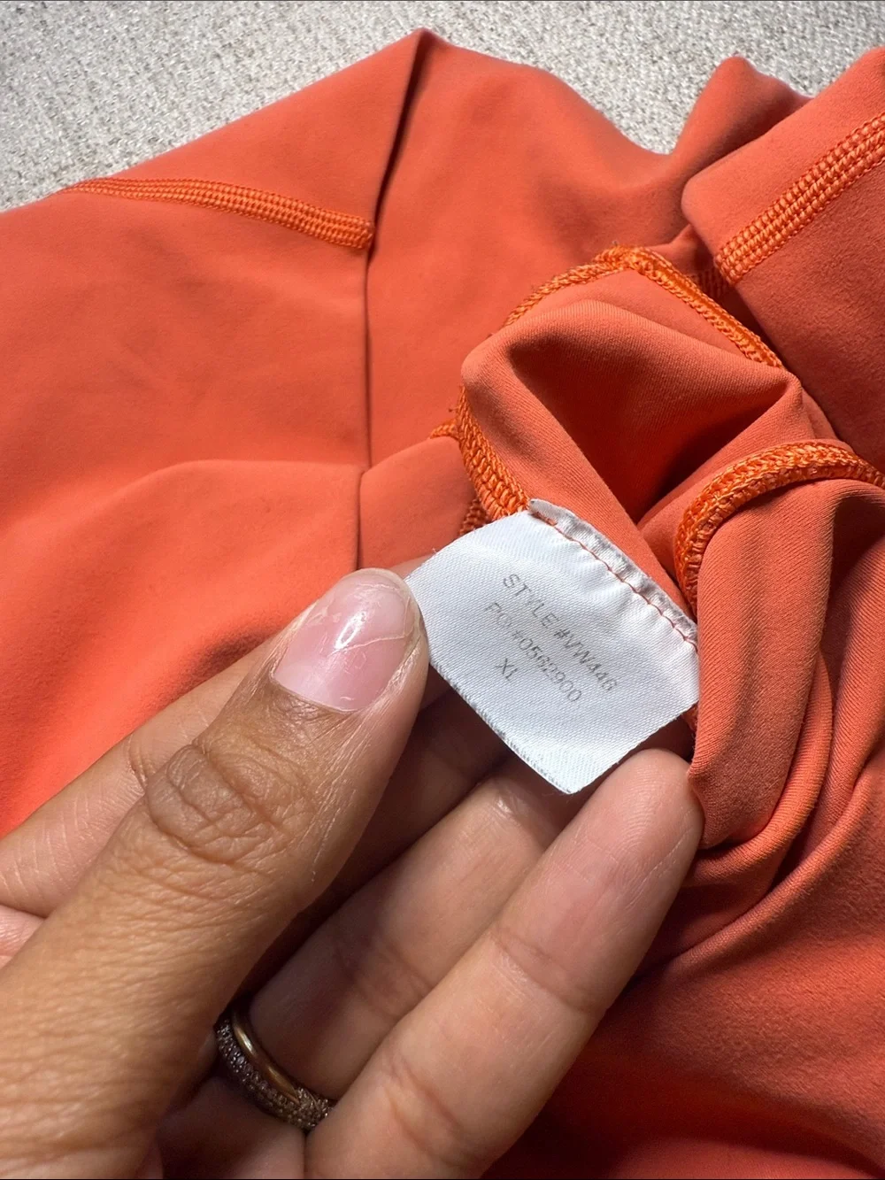 Vuori Coral Orange Leggings XL